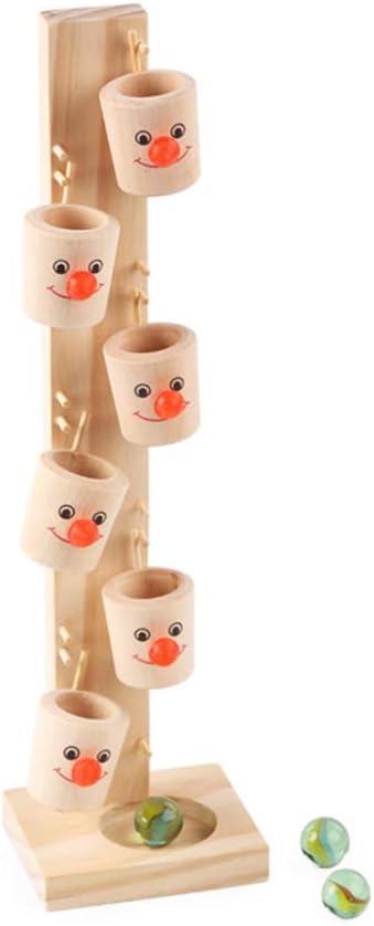 skgardeniamy kids educational toys for age 2-7 Years Old, Baby Montessori Wooden Blocks Tree Marble Ball Run Track Game Children Toy Gift, Best Birthday Present