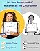 SUNEE 30 Packs Oversized Reusable Dry Erase Pocket Sleeves with 2 Rings, Black 10x14 Ticket Holders, Clear Plastic Sheet Protectors, Teacher School Classroom Supplies