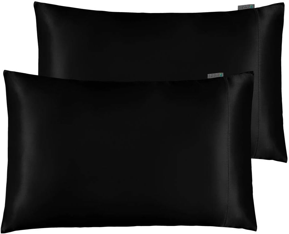 black satin pillowcase