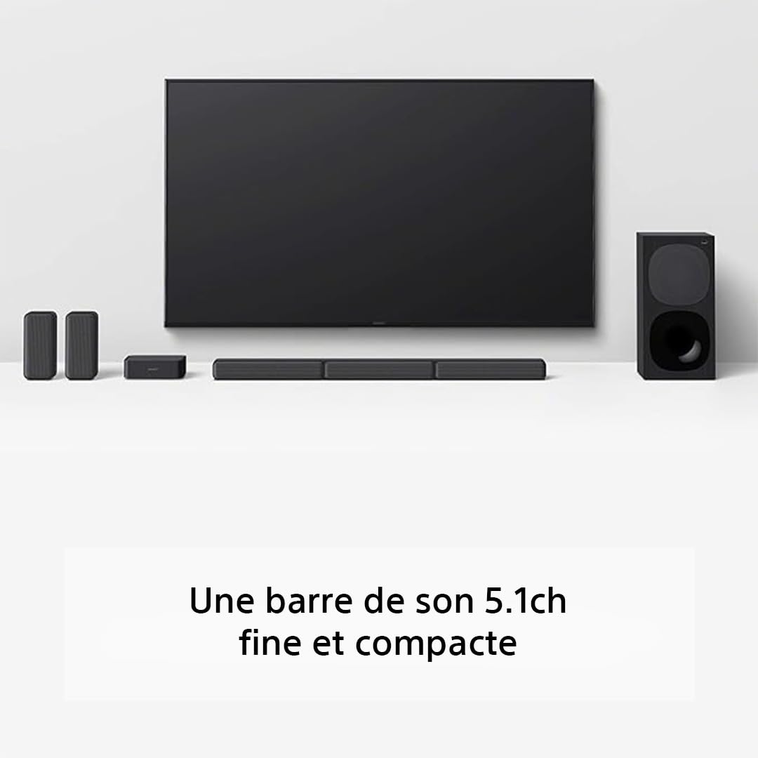 Sony HT-S40R Barre de Son 5.1ch Home Cinéma sans Fil Noir