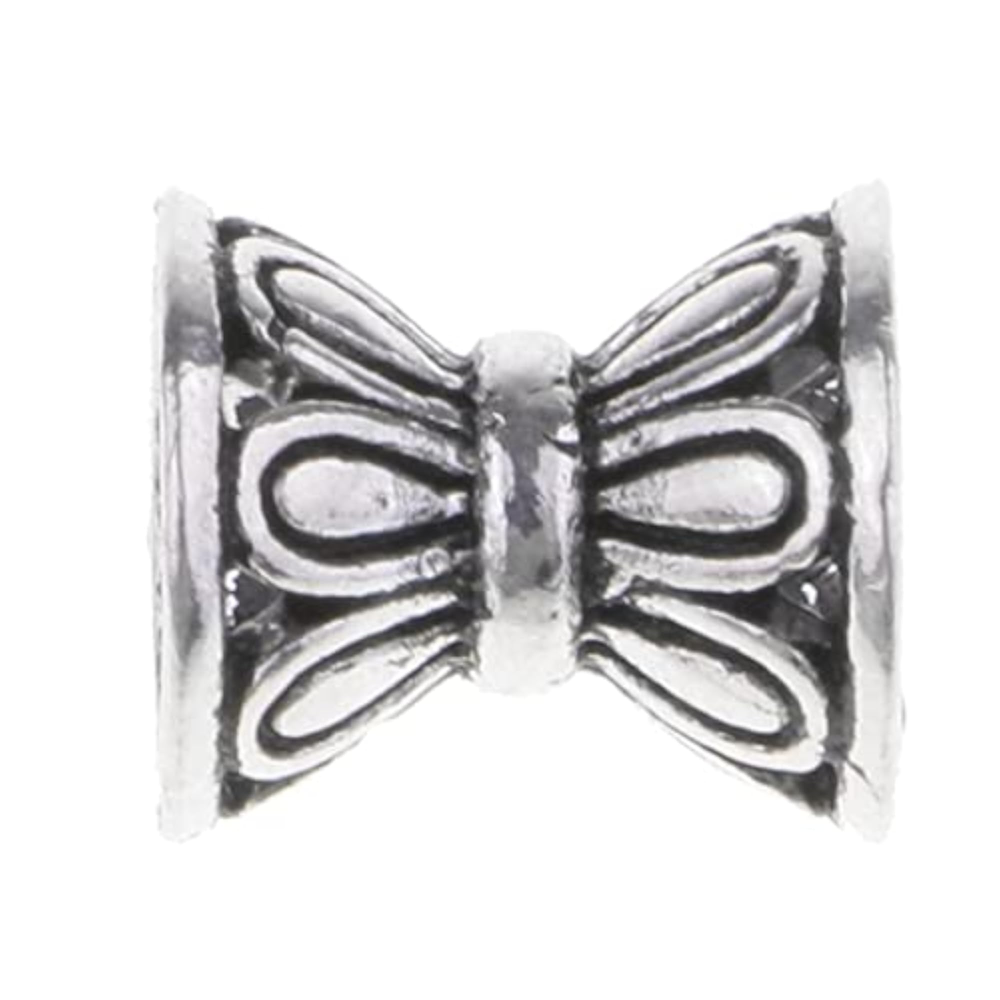 925 Sterling Silver Lotus Flower Spacer Beads, 5 Pieces