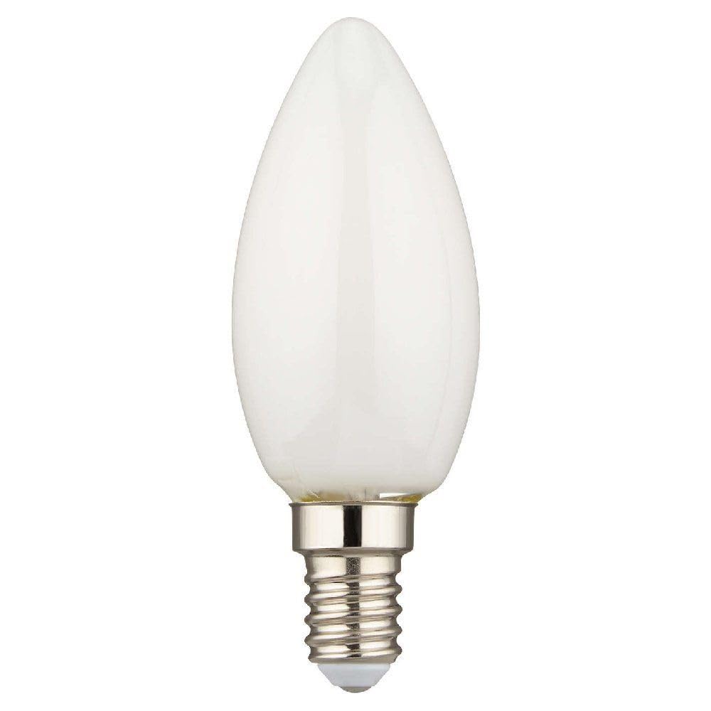 10 Pack 25w Opal Candle SES E14 Small Edison Screw Cap Light Bulbs