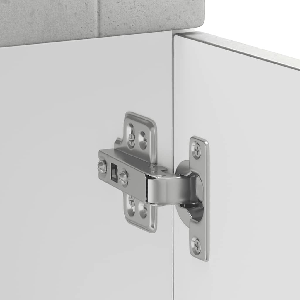 vidaXL Base da Cucina Porto Grigio Cemento in Legno Multistrato