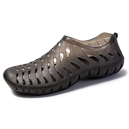 HYDLONGR �����Y ���f�B�[�X �y�� �ʋC�� ����~�� �K�[�f���T���_�� ���� �z�[�� �E�H�[�^�[�V���[�Y �r�[�` �J���b�N�V���[�Y, �u���b�N, 11 Women/9.5 Men