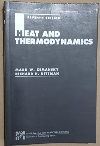 Heat and Thermodynamics; An Intermediate Textbo... B0000CJQLE Book Cover