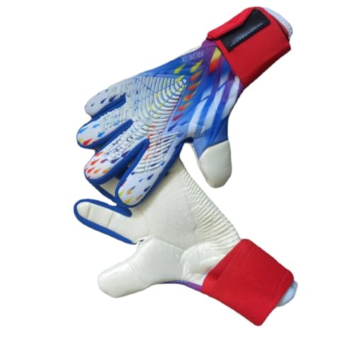 GJPWAKWM Spider-Man Gants de gardien de but de football, gants d'entraînement à forte adhérence, antidérapants et respirants pour adultes et enfants (style coupe du monde, 8)