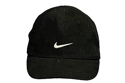 Nike Boys Infants 12-24 Months Black Embroidered Swoosh Cap #TOP1