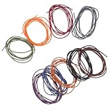 DIYEAH Corde Elastiche in Nylon per Notebook 9 Pezzi, Portatili e Resistenti, per Organizzare Carte e Fissare Penne su Spallacci Zaino o Manici Bagagli