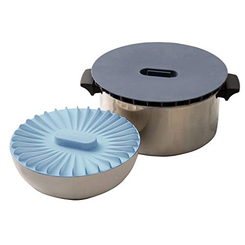 Juego de fundas universales de silicona duradera Chef'n azul/gris 3
