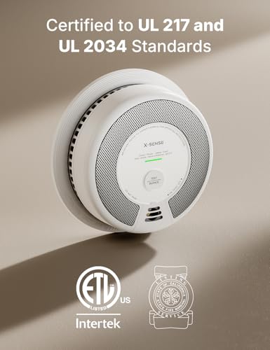 Image of X-Sense 1-Pack Interconnected Smoke and CO Detector, SC06-W