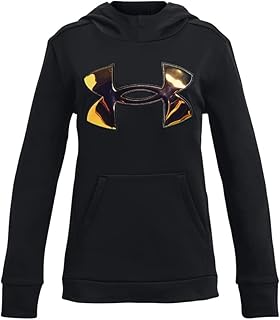 Under Armour Girls Armourfleece Iridescent Big Logo Hoodie