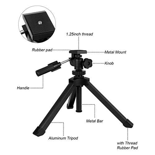 SVBONY SV146 Tabletop Tripod, Spotting Scope, Adjustable Portable Tripod for Spotting Scope Binoculars Monoculars DSLR Cameras