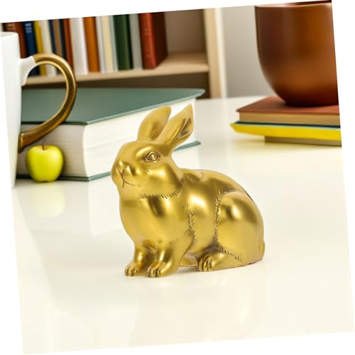 Statue lapin laiton haut de gamme pour decoration interieur - 7