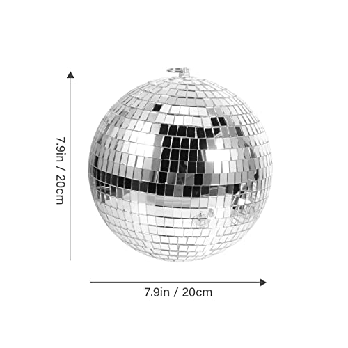 Jojofuny - 5 bolas espejadas colgantes reflectantes para bodas y eventos, diseño en vidrio miniatura 7