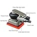 FLEXMAN Air Sander, 10000RPM 1/4in PT Inlet Square Pneumatic Sanding Machine for Wood Polishing, Car Waxing, Metal Polishing, 70 X 100Mm/2.8 X 3.9In
