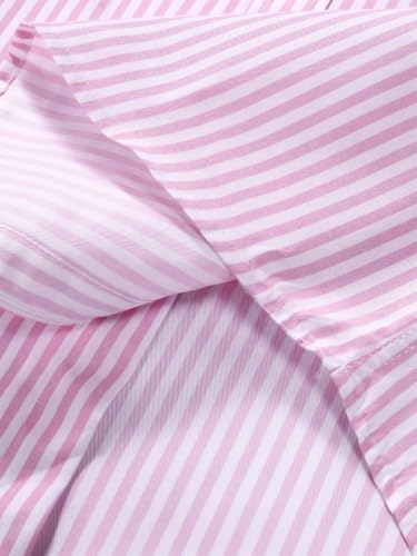 Image of Afflatus Men's Striped Casual Regular Fit Shirt Cotton Blend Stripe Full Sleeve Stylish Shirt for Men