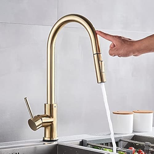 Robinet tactile de cuisine mat pour simplifier la préparation des repas