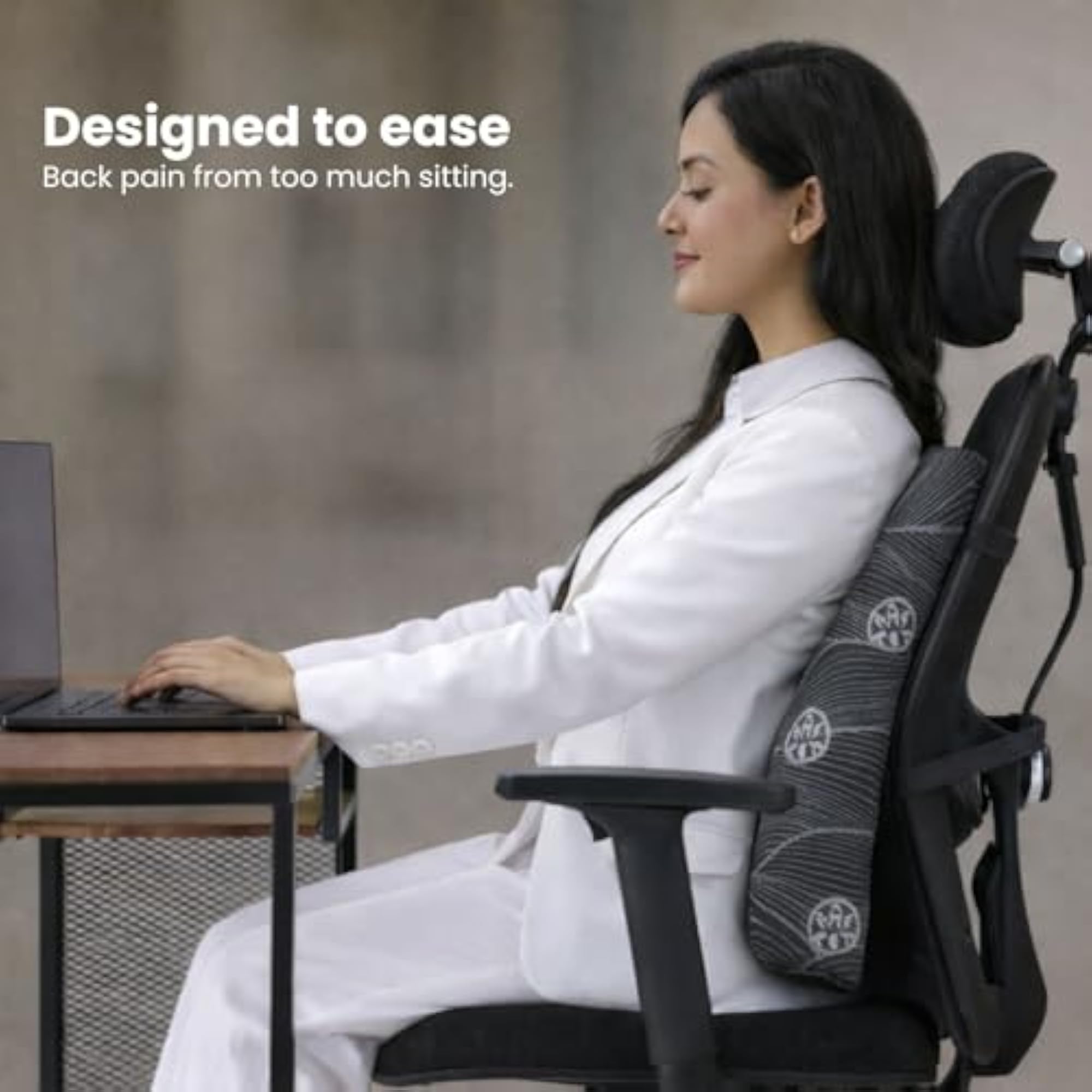 Memory Foam Slim Backrest Cushion Set of 1