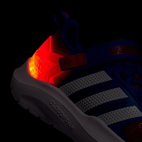 adidas Unisex-Baby Marvel Lightorama Spider-Man, Better Scarlet/White/Bright Royal, 9.5
