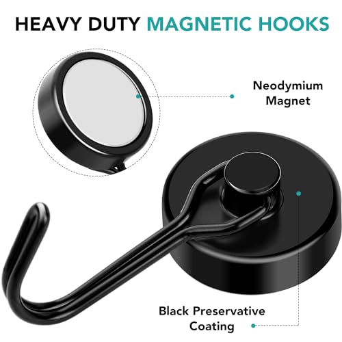 Diymag Black Magnetic Hooks thumb #3