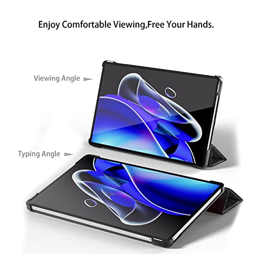 Image of SwooK Polycarbonate Flip Cover Case for Realme Pad X 11 inch Tablet Trifold Stand Lightweight Slim Protective Folio Flip Cover Case (Constellation)