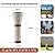 HAMLER Patio Heater Covers, Outdoor Heater Covers Waterproof with Zipper, Outdoor Patio Heater Cover Fits up to 95"H x 34"W x 19"W, Heavy Duty Heater Covers for Standing Heater, Brown & Beige