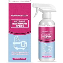 Powerful Bathroom Cleaner Spray, Hard Water Stain Remover & Descaler Foam for Shower, Tile, Glass, Scrubbing Bubbles Formula, All-Purpose Bathroom Cleaning Supplies