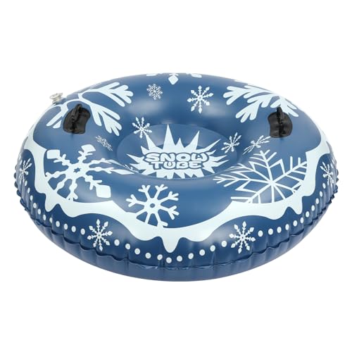 3Pcs Inflatable Snow Tube Heavy Duty Snow Tube Sleds 40Inch Snow Sleds for Kids and Adult 165.3-220.5lbs Weight Capacity