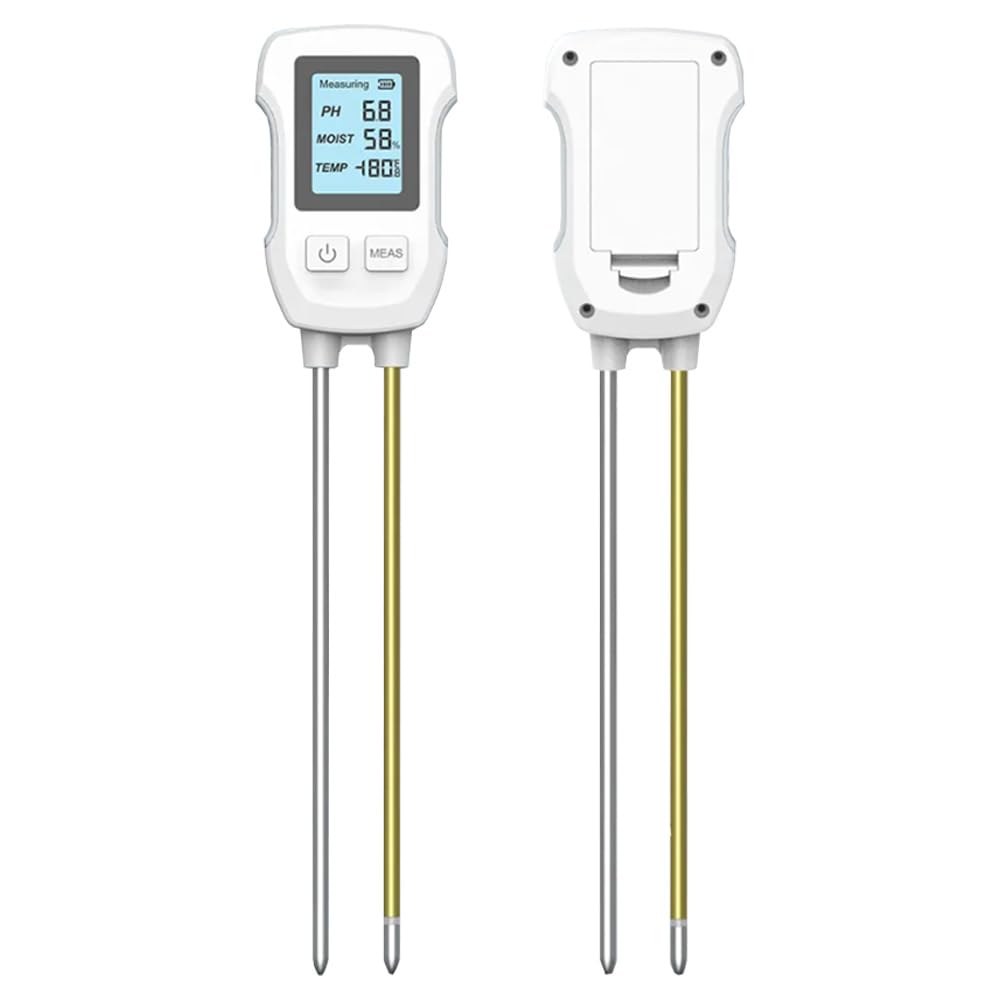 Karomouj 3 in 1 Digital Display Soil Tester with Highly Sensitive Probe, Accurate pH Meter for Garden, Lawn, Farm, Moisture, and Temperature, Indoor & Outdoor Plants (Pack of 1)-image-8