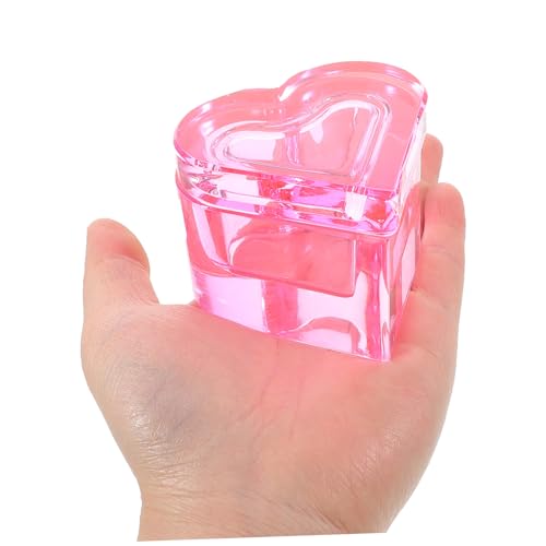 FOMIYES Sweet Heart Nail Art Dish Cristal Acrílico miniatura 3