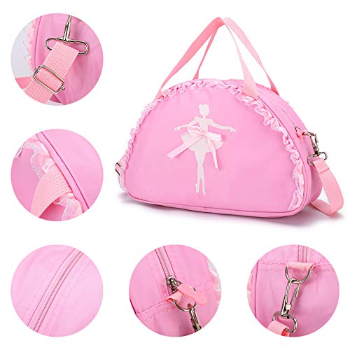 besbomig Ballet Dans Schoudertas Kinderen Nylon Crossbody Tassen met Verstelbare Bandjes Ballet Schoenen Latin Dance… - Image 6