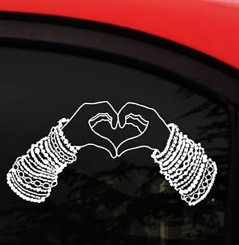Rave Kandi - AMIART Vinyl Decal - Plur Sticker Kandi Bracelet Beads - Large 11.7" x 5.9" inch - EDM- Peace Love Unity Respect - Decal Sticker for Car Window Wall Laptop Plur - EDM- Rave Lover.