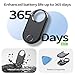 Hendari 2025 [Apple MFi Certified] (iOS Only) Air Tags 4 Pack, Bluetooth Tracker and Key Finder Compatible with Apple Find My, Works Like AirTags for Luggage/Suitcases/Backpack, Replaceable Battery