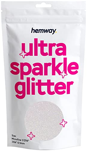 Hemway Microfin Ultra Étincelle Glitter 100 g 3,5 oz cosmétique Safe - Nacre Cover