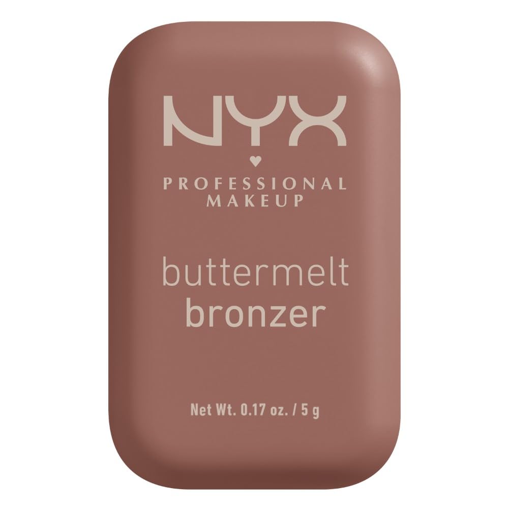 NYX Professional Makeup Bronzer, Per un Look Abbronzato e Luminoso, Tenuta fino a 12h, Resiste alle Sbavature, No Transfer, Buttermelt, Tonalità: Butta Biscuit, 5 g