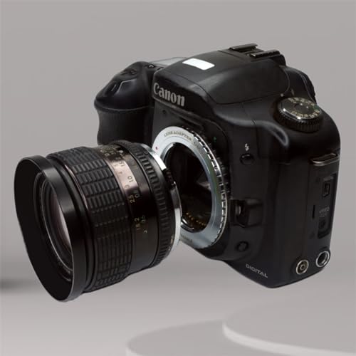 PHOLSY Lens Mount Adapter Manual Focus Compatible with Olympus OM Mount Lens to Canon EOS EF-Mount Camera Body, Olympus to EOS, OM to EF - Image 3