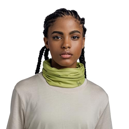 Image of Buff CoolNet UV Neck Gaiter, UPF 50 Sun Protection, Breathable, Versatile, Quick Dry Face Mask, Solid Colors, Adult Size