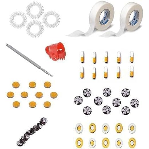 Acupressure Magnetic Therapy Set - 10 Pcs