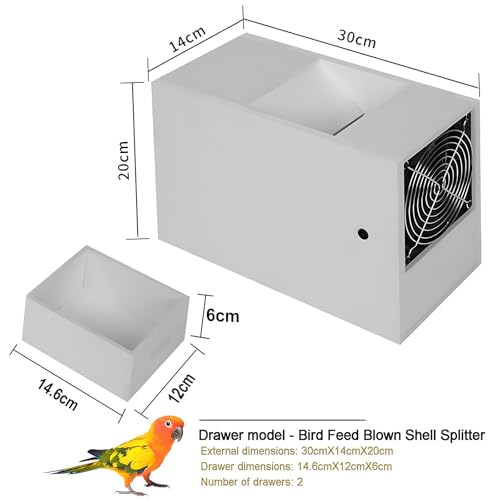 Limpiadora de semillas de pájaros eficiente con tablero sin pintura 7