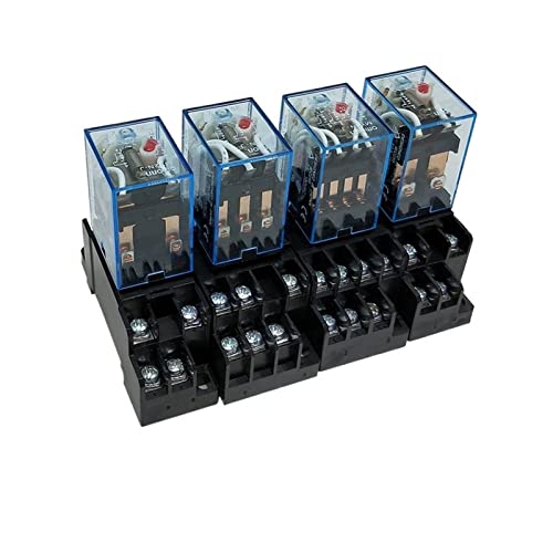 Relais 220V AC MY2NJ avec support de base DPDT micro mini pour circuit électronique