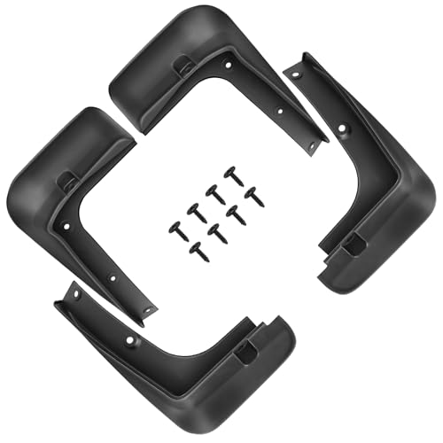 Image of SCITOO Set of 4PCS Universal mud Flaps for 2013-2018 for Hyundai Santa Fe,2013-2018 for Hyundai Santa Fe XL Front & Rear mud Flaps Splash Guard Set