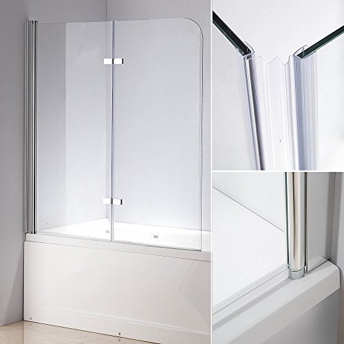 139 x 119 cm baignoires Pare-baignoire en verre Baignoire Pliable de douche mural neuf