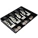 Cash Register Drawer Insert Tray 4 Bill 3 Coin, Money Tray Cash Register Drawer Insert Tray Storage Organizer Drawer for Supermarkets Shops Commercial Currency Black (4 Bill 3 Coin)