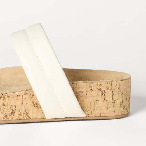 Image of Amazon Essentials Women's Two Strap Slide Cork Sandals