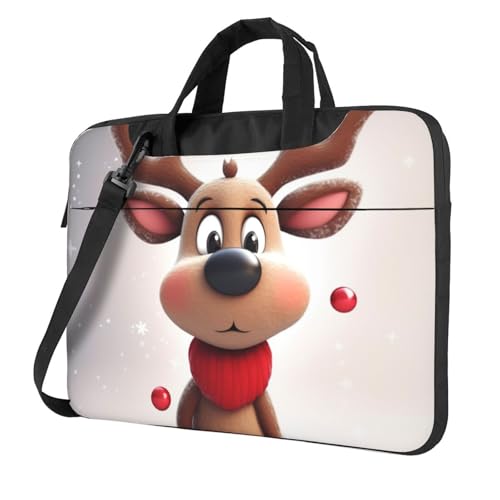 Bolso maletín para laptop 15.6 pulgadas con diseño de reno