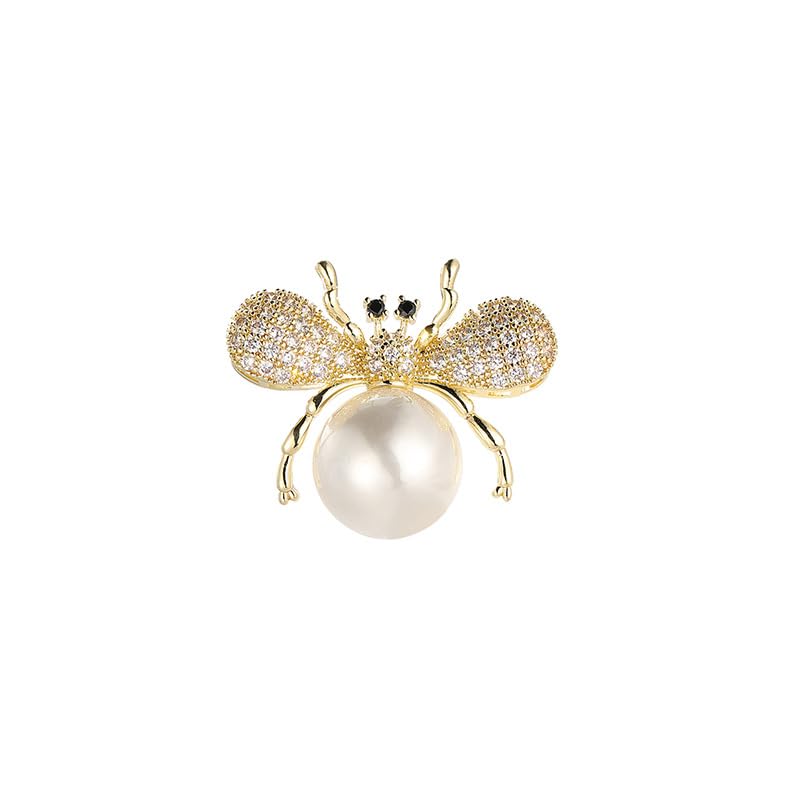 Spilla con perle, gioielli da donna, alla moda, regalo di Natale, moglie, mamma, fidanzata, anniversario, compleanno, gioielli raffinati, regalo per lei, metallo, perla