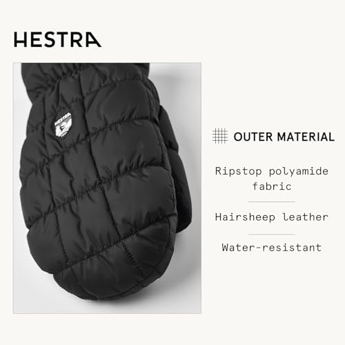 Hestra Moon Light Mitt, Windproof Insulated Mitten for Alpine Skiing, Snowboarding, Cross Country Ski & Snowshoeing