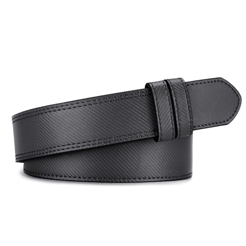 Mechanic Belts for Men No Scratch Tsa Approved Non Metal Hypoallergenic Leather Without Buckle Belt