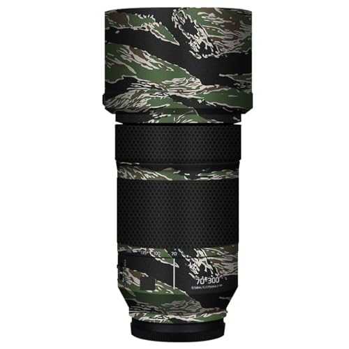 Protection 70-300 Lumix vinyle anti-rayure motif tigre