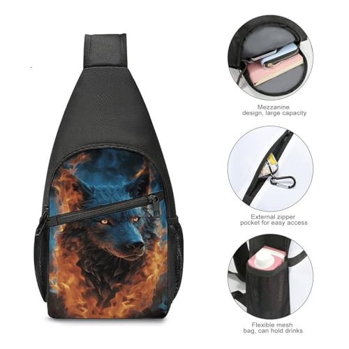 Morrales crossbody liviano para hiking y viaje NWTRJ miniatura 5